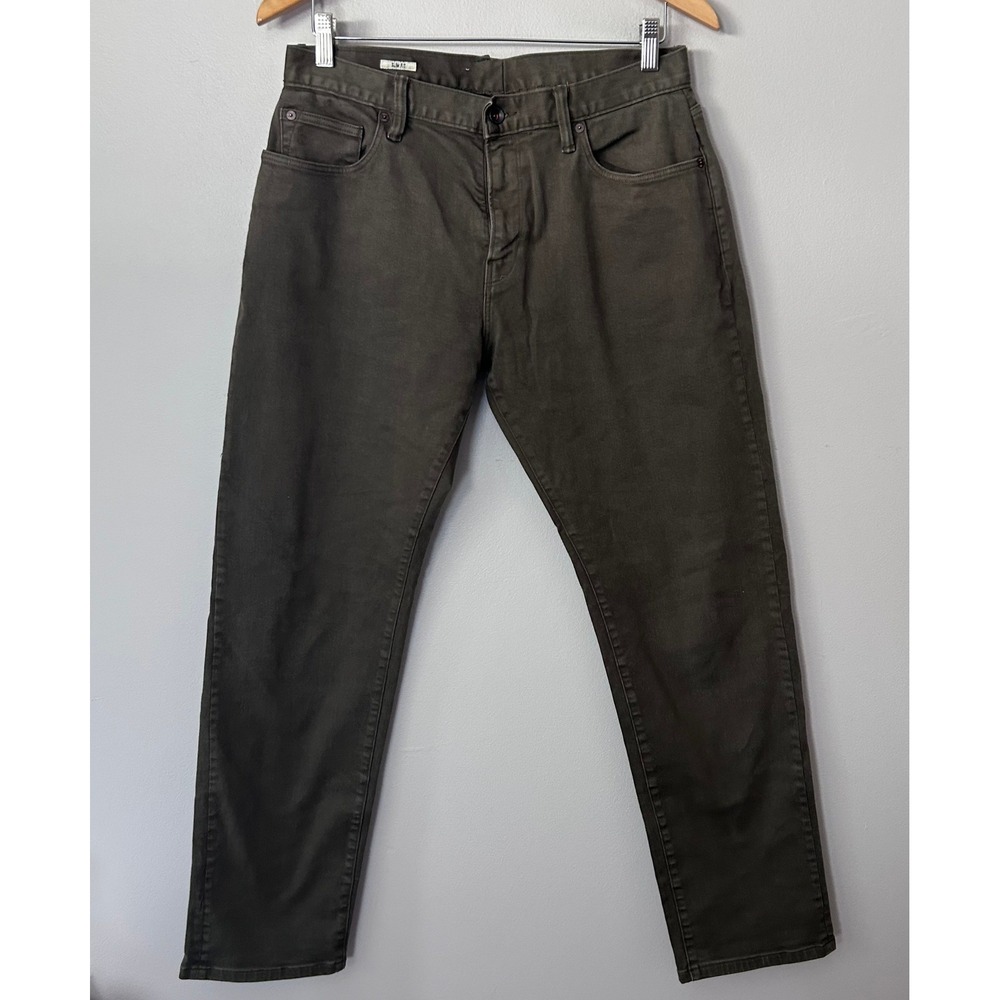 Todd Snyder 5 Pocket Pants Mens 32x31 Olive Green Slim Fit Stretch Twill Chino